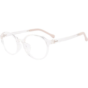 
Transparent round frame children's and teenagers' glasses frames for men and women, ultra-light glasses frames with prevention and control lenses for astigmatism and myopia