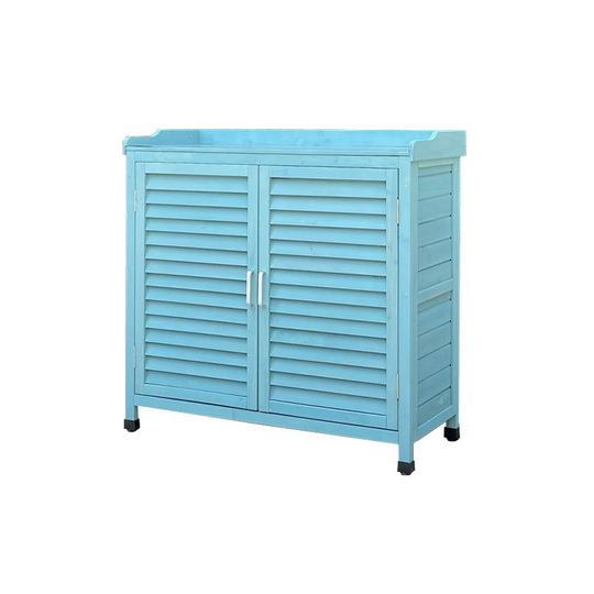 Nordic Style Outdoor Storage Cabinet Wooden Shoe Garden Tool Box