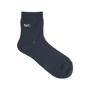 Tabio Weekly Socks Men and Women Summer High-Elastic Breathable English Embroidery Medium Tube Socks Women Trendy Socks Couple Socks 3 Pairs
