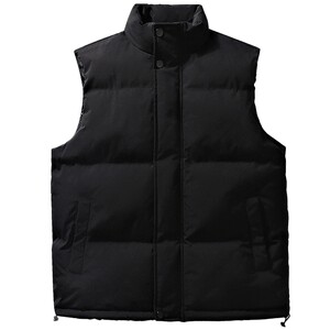
Huili cotton vest men's autumn and winter 2025 new velvet thickened warm vest outside wearing vest cotton jacket