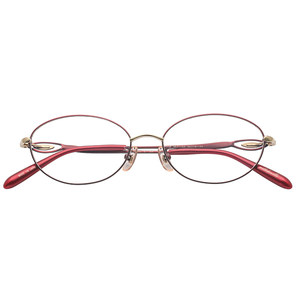 
Lamiller Japanese glasses frame for women myopia can be matched with pure titanium light small face retro gold silk round face glasses frame 123