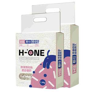 Hanshi Sakura cat litter, tofu litter, mixed cat litter, deodorizing, low dust, easy to clump, non-stick bottom cat supplies