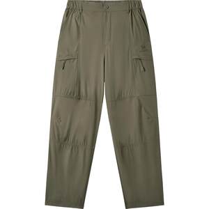 Camel Men's Straight Overalls Men's 2026 Spring and Summer Loose Outdoor Mountaineering Breathable Casual Black Long Pants