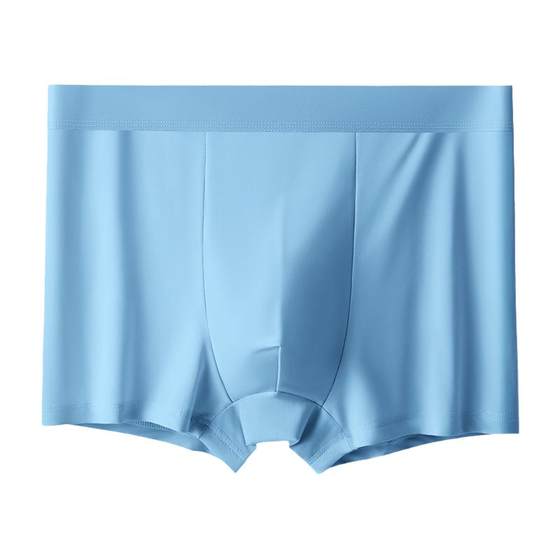 
Men's underwear for men's ice silk boxer underwear thin breathable ice silk summer antibacterial boxer shorts underwear for men