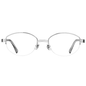 
Retro old money style pure titanium half-frame glasses for women with myopia, can be matched with Gray series plain high-intelligence square and round frames
