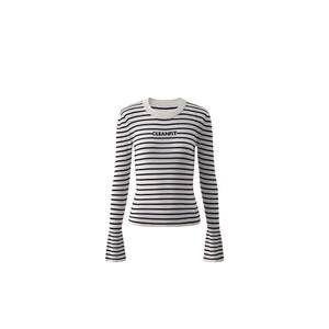 
[Master washable 100% Merino wool imported from Australia] Oushili striped sweater for women 2025 spring new style