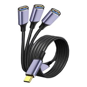 
One-to-two USB splitter multi-function adapter laptop computer vehicle-mounted multi-connection 2-port hub