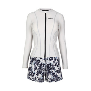 
Sanqi split swimsuit for women 2026 new long-sleeved sun protection conservative swimsuit hot spring cover belly slimming swimsuit