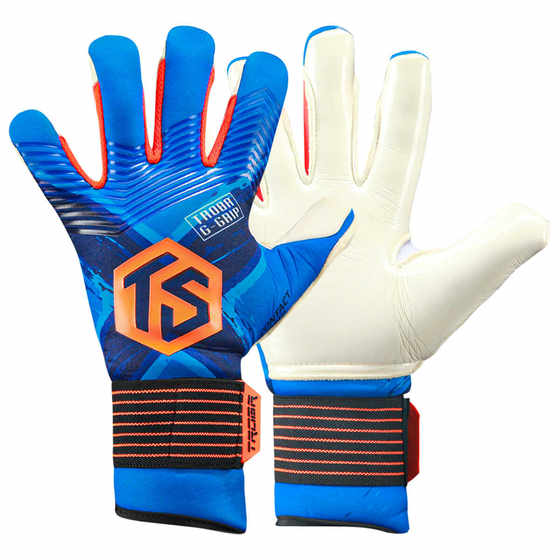 ໄຟບານເຕະ TROBR Tuobai Blue X ເຍຍລະມັນ Fingerless Football Professional Football Goalkeeper Gloves Cover Washing Cover