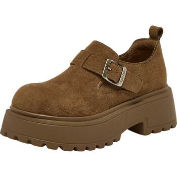 Bestu 2025 autumn new thick-soled all-inclusive Birkenstock shoes retro thick-heeled women's lazy shoes D3727AM6