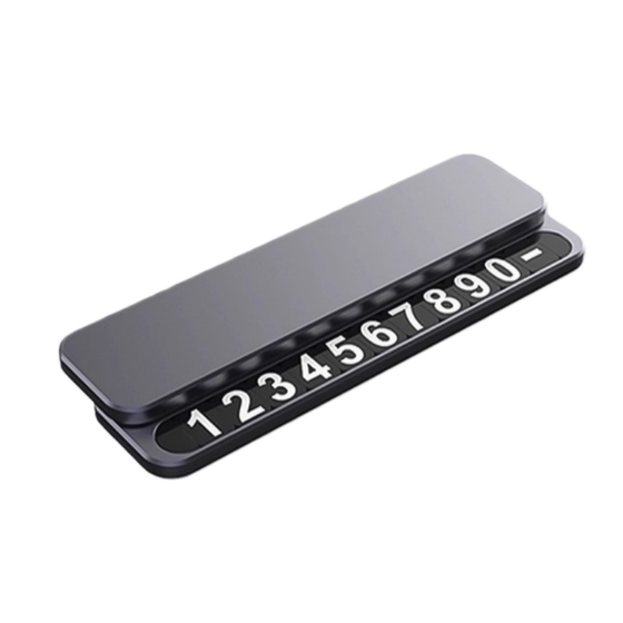 
Vehicle-mounted temporary parking number plate for women, mobile phone plate ornament, car moving license plate, parking plate