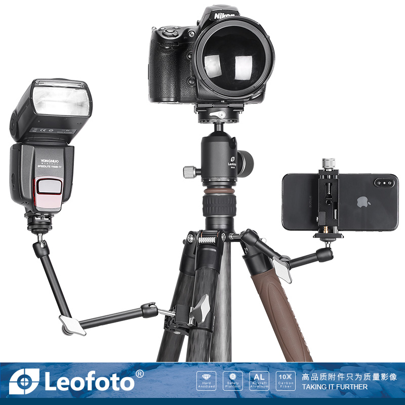徕图Leofoto AM-3/AM-4 怪手魔术手臂液晶屏监视器LED摄影灯万向支架