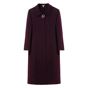 
Kaizisha mother's long autumn and winter woolen coat