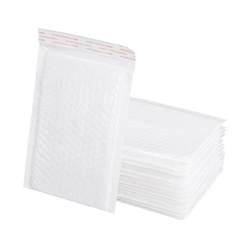 White Pearlescent Bubble Shockproof Envelope Bag for Clothing Express