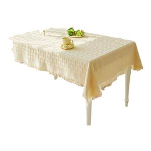 
Cream Ins style photo tablecloth Japanese high-end style fabric dining table mat living room coffee table dessert table decorative cover cloth