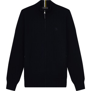 
Hazzys Autumn Men's Stand Collar Wool Blend Knit Jacket Casual Warm Cardigan Sweater Top