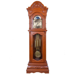 German Imported Hemler Movement Floor Clock, High-end Luxury Mechanical Pendulum Clock, European-style Villa Clock, Retro Clock