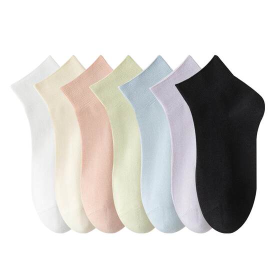 
Socks for women spring and summer thin pure cotton deodorant socks 2026 new women's summer confinement socks mid-tube cotton socks