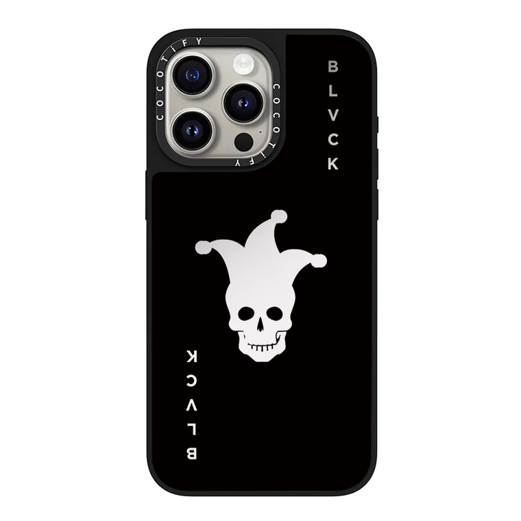Polished Metallic Skull iPhone Case