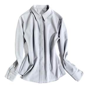 
OFFIY-Free care and not easy to wrinkle long-sleeved formal shirt professional interview civil service top slim shirt