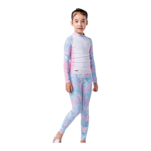 Decathlon Children's Swimsuit Men's Girls and Girls Swim Sleeping Sleeping Swimsuit Swimming Swimming Switch to Warm Sunscreen Kidk