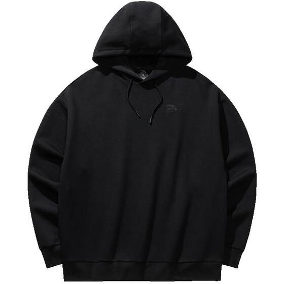 
Anta couple hooded pullover sweatshirt for men and women 2025 new style simple casual loose plus velvet trendy long-sleeved top