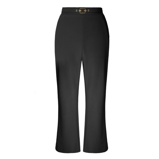 
Spring and Autumn Plus Size Women's Casual Pants Fat mm High Waisted Loose Slimming Wide Legs Middle-Aged Mother Slightly Flared Pants 240*0.5kg