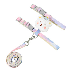 Cat traction rope defense breaks free of special adjustable can be used for cat ropes small dog walking dog ropes pet chest back
