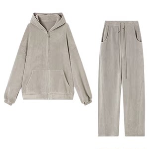 
Maternity Spring Clothing 2026 New Suit Fashionable Fashionable Top Hooded Sweatshirt Casual Spring and Autumn Two-piece Set