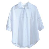 Women's Clothing 2023 New Summer Shirt Sun Protection Loose White Shirt Casual Wear