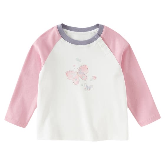 
David Bella children's long-sleeved T-shirt 2026 spring new style girls boys baby tops pure cotton bottoming shirt Category A