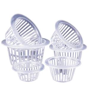 
Soilless hydroponic planting basket fish tank flower pot fixed basket square deepened glass vase green radish plant root rack