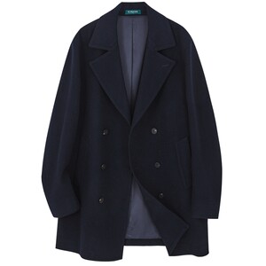 
Bepinco heavyweight pure wool navy coat men's 2025 spring new business casual merino short woolen coat