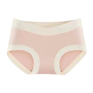 Pregnant women underwear pure cotton crotch whole cotton antibacterial pregnancy in the middle and late pregnancy dedicated low -waist shorts to hold the belly Modal