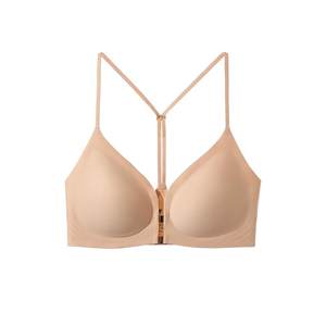 ubras超低美背前扣爆款聚拢无痕文胸罩交叉吊带性感蕾丝外穿内衣