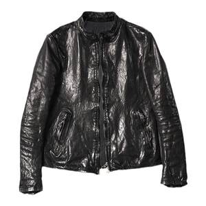 
DREAMBOX Junbo washed horsehide old classic leather jacket men's handsome motorcycle jacket autumn and winter men's jacket
