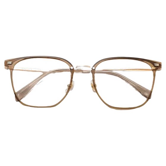 
Large-frame men's glasses for myopia online professional can be equipped with prescription face display small with flat light anti-blue light eye frames for women