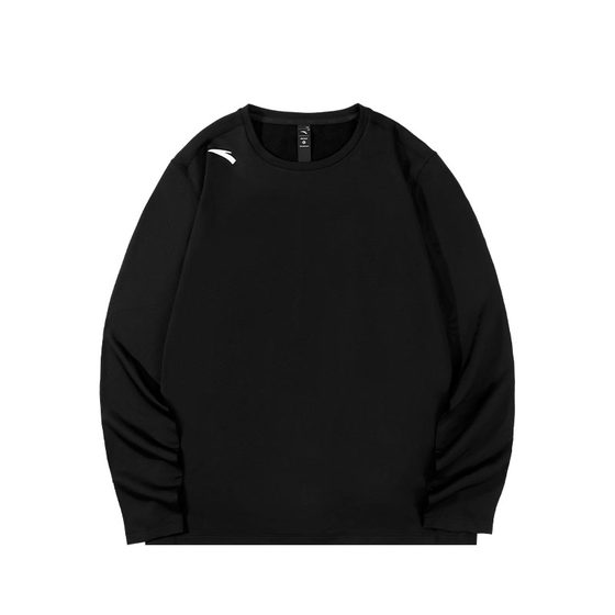 ANTA long-sleeved T-shirt men's sports thermal underwear 2026 spring new outdoor running fleece autumn coat base shirt