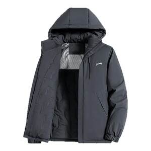 
Guirenniao Dad Winter Jacket Men's Cotton Clothes Men's Winter Middle-aged Men's Clothes Dad Cotton Clothes Coats Cotton Jackets