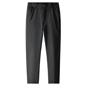 G-grade white goose down soft fabric lightweight windproof and waterproof plus velvet thickened business casual pants slim down pants for men