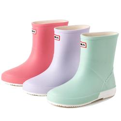 Pull Back Japanese Rain Boots Women's Fashion Outerwear Non-slip Waterproof Wear-resistant Rubber Shoes Kitchen Soft Bottom Rain Boots Catch Sea Water Shoes