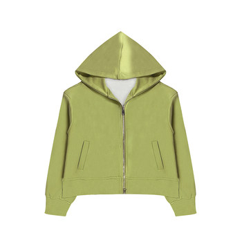 
Small green casual sweatshirt jacket