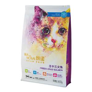 
Langnuo Freeze-dried Cat Food 70g-300g Cat Food Main Food Snacks Chicken Salmon Beef Various Flavors to choose from