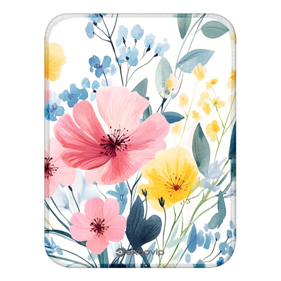 
Mini Flower Shadow Watercolor Mouse Pad Business Travel Office Laptop Small Pad Cloth Covered Edge Rubber Bottom 0646