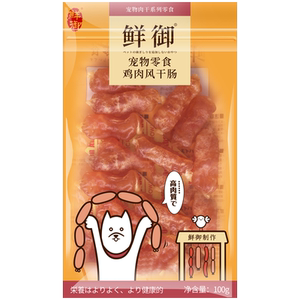 [Fresh Royal] Pet dog snacks universal air -dried bowel training reward ham sausage sausage 100g/bag