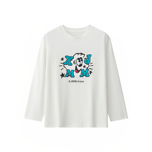 
Shrimp paste hemp boys pure cotton long-sleeved t-shirt spring and autumn 2026 new boy tops cartoon children's bottoming shirt