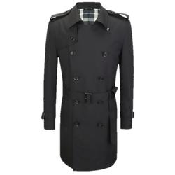 Youngor Windbreaker Autumn Men's New Official Business Casual British Retro Double-breasted Long Coat 4585