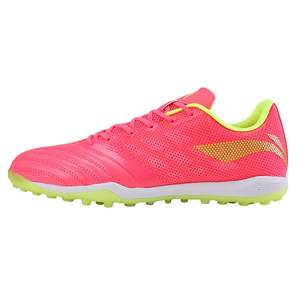 Li Ning Kangaroo Skin Football Shoes Iron Series 2 Iron Powder Men's Carbon Board TF Broken Nail Multi -Making grass professional competition training shoes