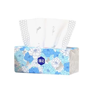 Manhua paper 400 sheets Camellia series household bag 170*175 tissues log thickened and increased affordable packaging