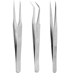 Shida industrial grade anti-slip pointed household long tweezers